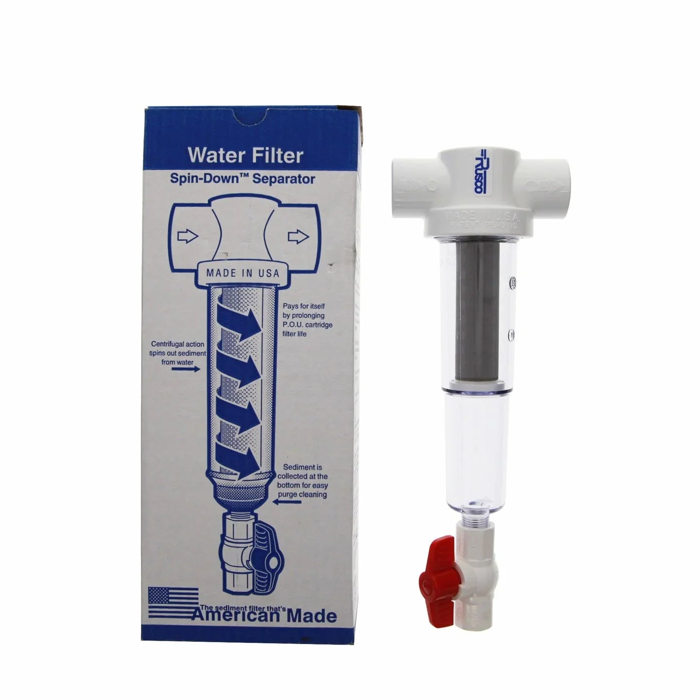 Package Of 2 Rusco 1-140STSS- Stainless Steel Screened Sediment Trapper Sy...