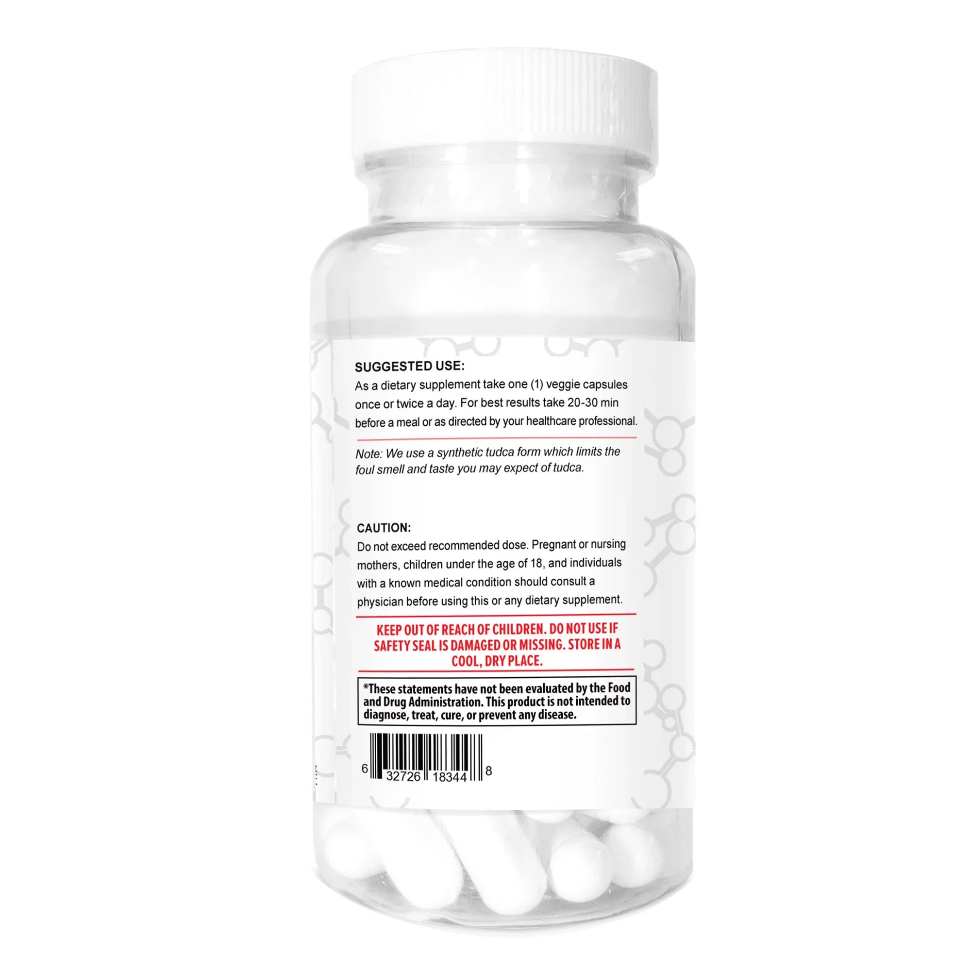 (3 Pack)  (Tauroursodeoxycholic Acid) - 500mg - 180 Capsules - Help Supports Liver Health