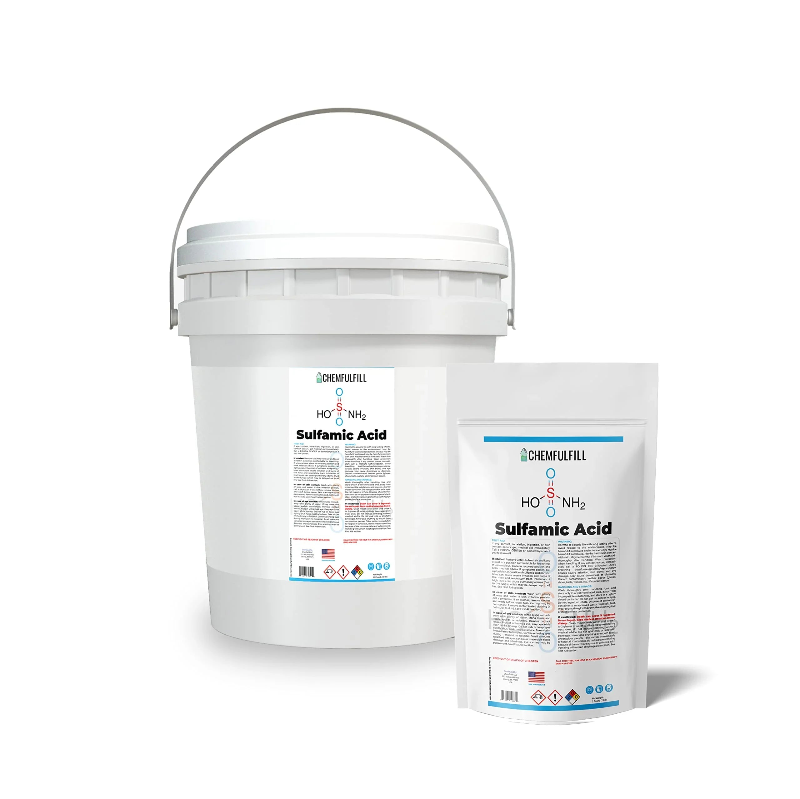 Chemfulfill Sulfamic Acid � Descaling, Cleaning, Polishing (5 Pounds (5 lbs))