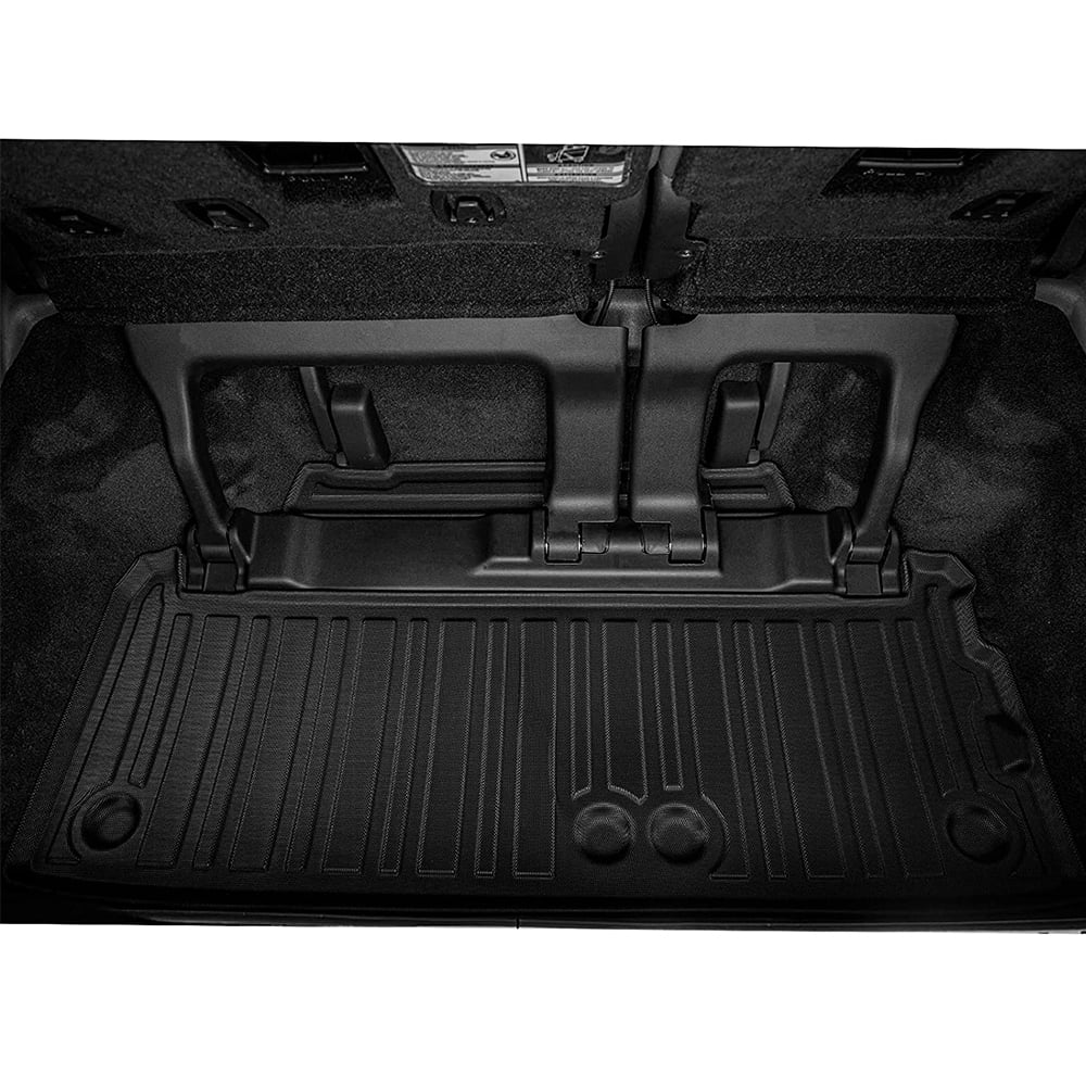 3W Cargo Liner Compatible for Toyota Sienna 2021 2022 2023 8 seats  All Weather Custom Fit Trunk Mat for 2021 2022 2023 Toyota Sienna ( ( for Spare Tire Model ), Black
