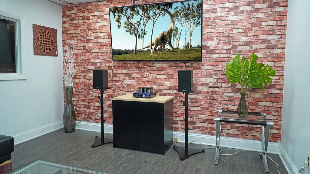 Rockville  Pair Studio Monitor Bookshelf Speaker Stands w/Adjustable Height