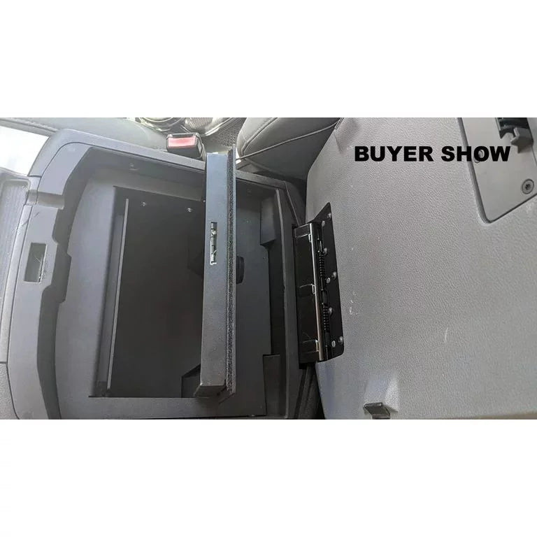 Center Console Gun Safe Storage Box Console Vault for 2009-2018 Dodge Ram 1500 2500 3500  Lock Console Safe Vault