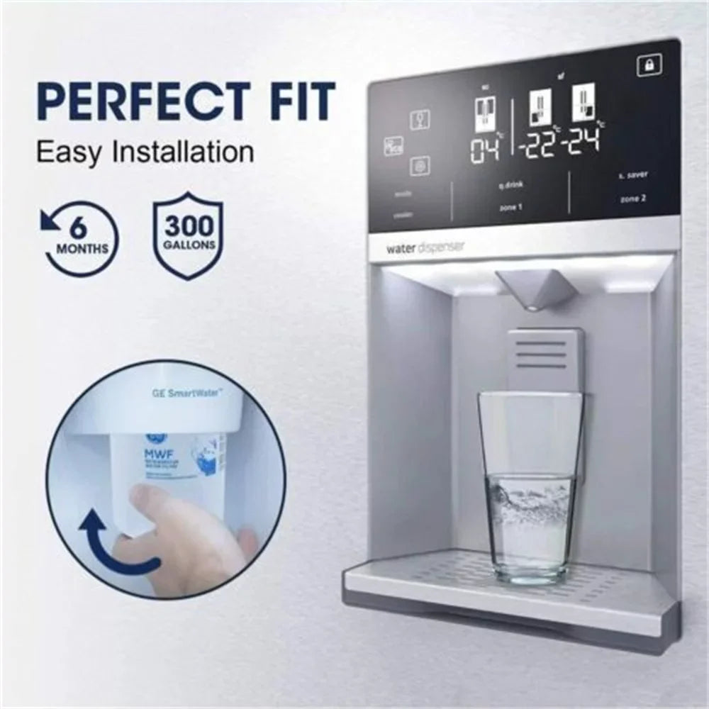 3 Pack  Refrigerator Water Filter, Replacement for Smart Water , , ,  -1, , , ,