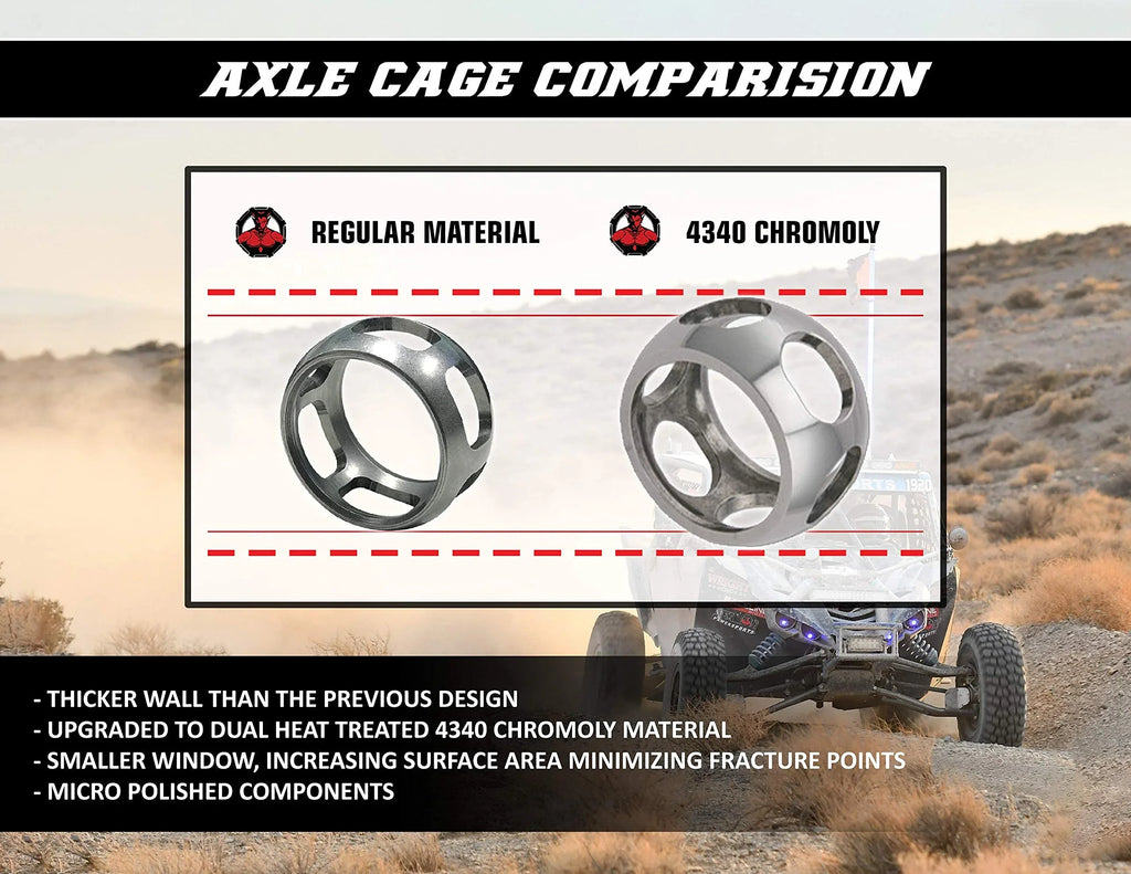 Demon Powersports Rear Left Heavy Duty Lift Kit Axle (2013-21) Can Am Outlander/Renegade, Unique Boot On Terrain for Heat Reduction, Larger Angles for 6”   Lift Kit (Gen2) / 6”  Lift Kit