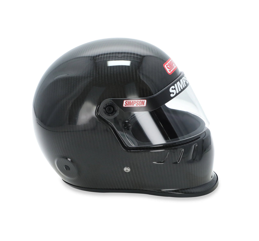 Simpson Racing 795001C  Dirt Track Helmet - Snell  - Carbon Fiber - Adult