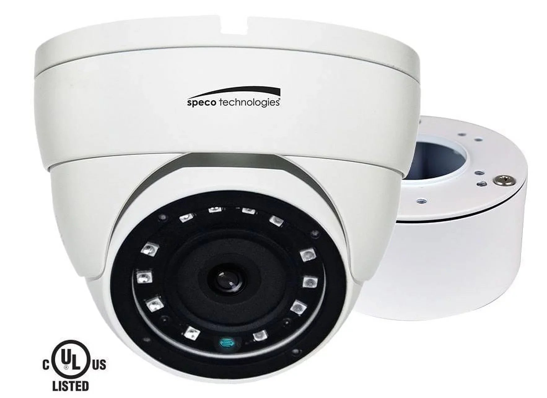 Speco  2 Megapixel Full  Surveillance Camera, Color, Eyeball, White