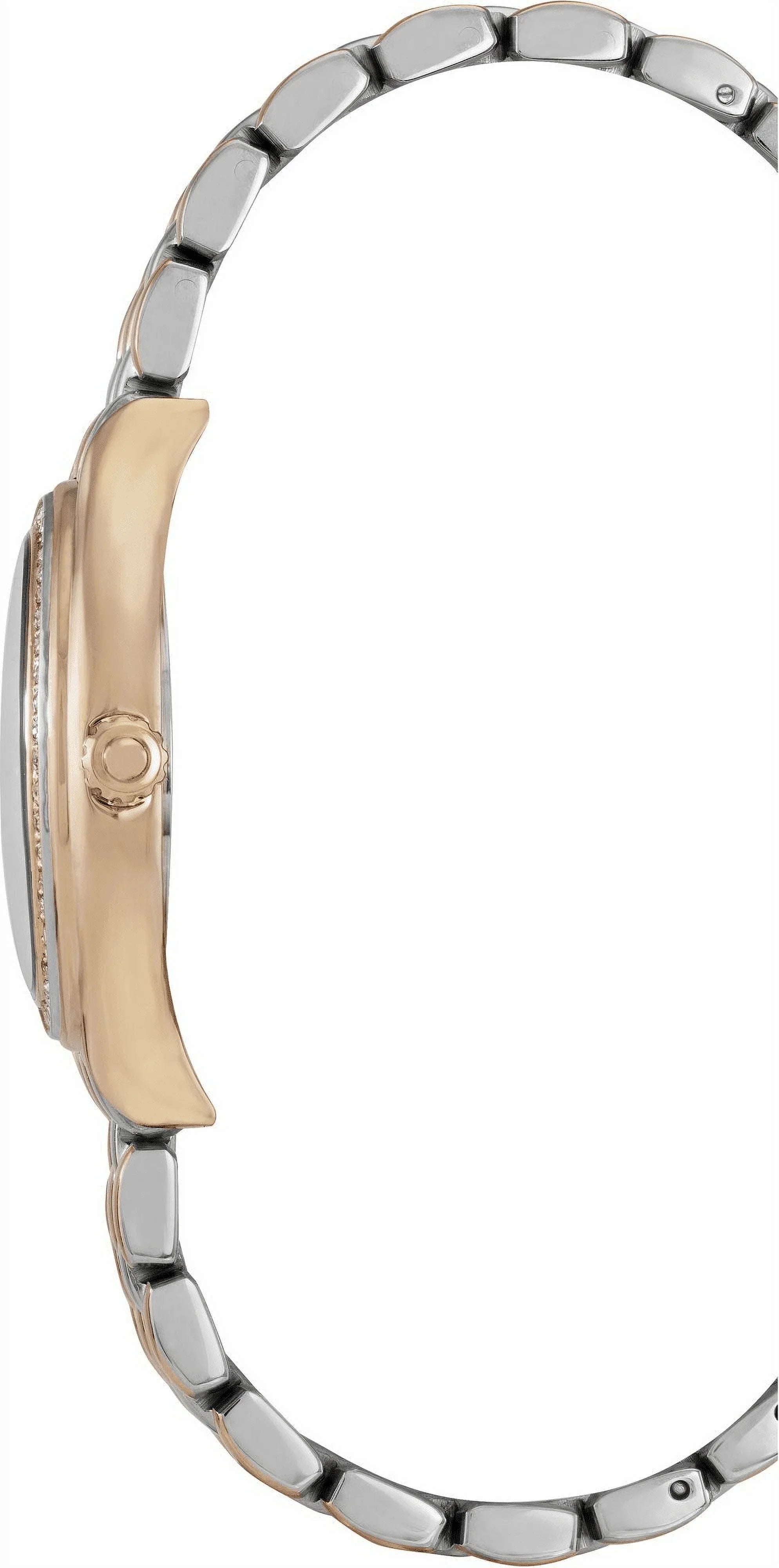 Women's  Two Tone silver Gold Mother of pearl  Watch