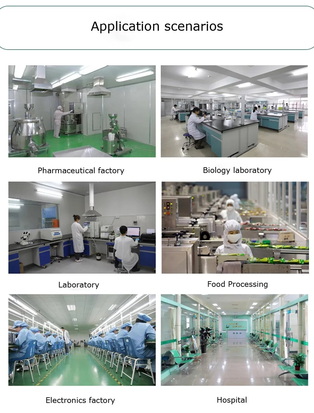Air Filter for Dust Free Room Hospital Use