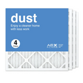 AIRx Filters 18x18x1 Air Filter  8 Pleated   Furnace Air Filter, Dust 4-Pack Made in the