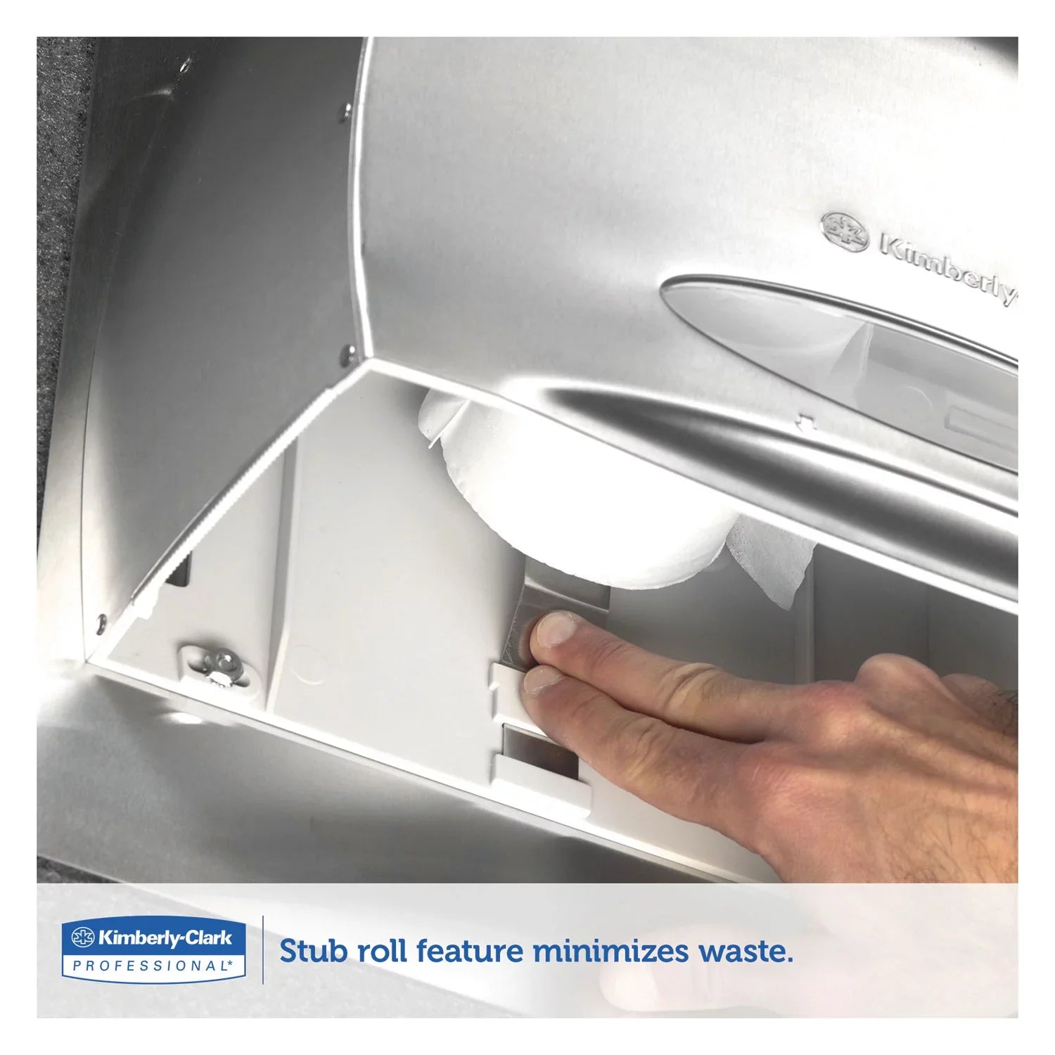 Kimberly-Clark Professional* Omni Roll Towel Dispenser, 10.5 x 10 x 10, Smoke/Gray -