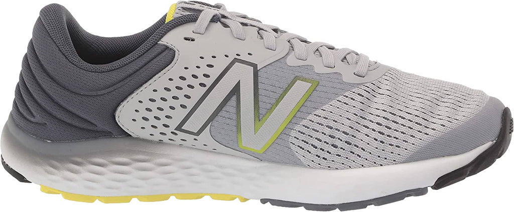 New Balance Men's 520  Running Shoe, Gray/Gray/Hilite, 12