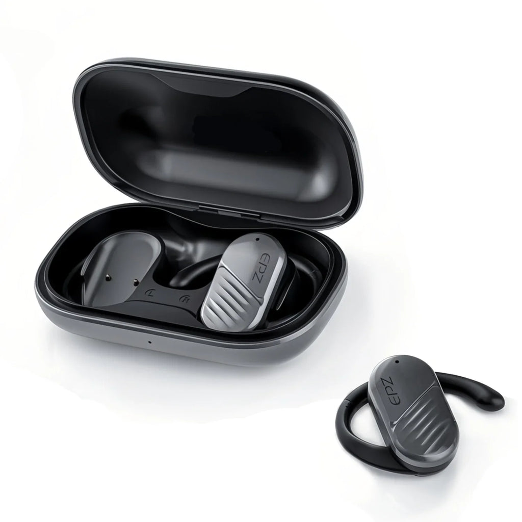 Wireless Earbuds, Bluetooth Headset with Microphone ,  Waterproof, Epz Bone Conduction Headphones for Sports and Work