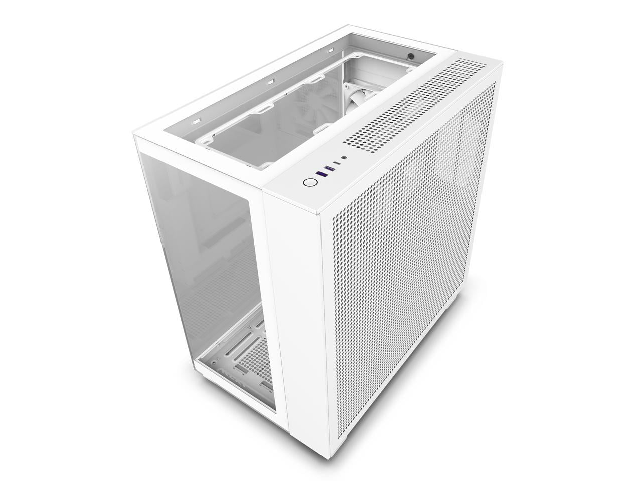 Elite - All White - --01 - Premium Dual-Chamber - Mid-Tower -  Fans - Case