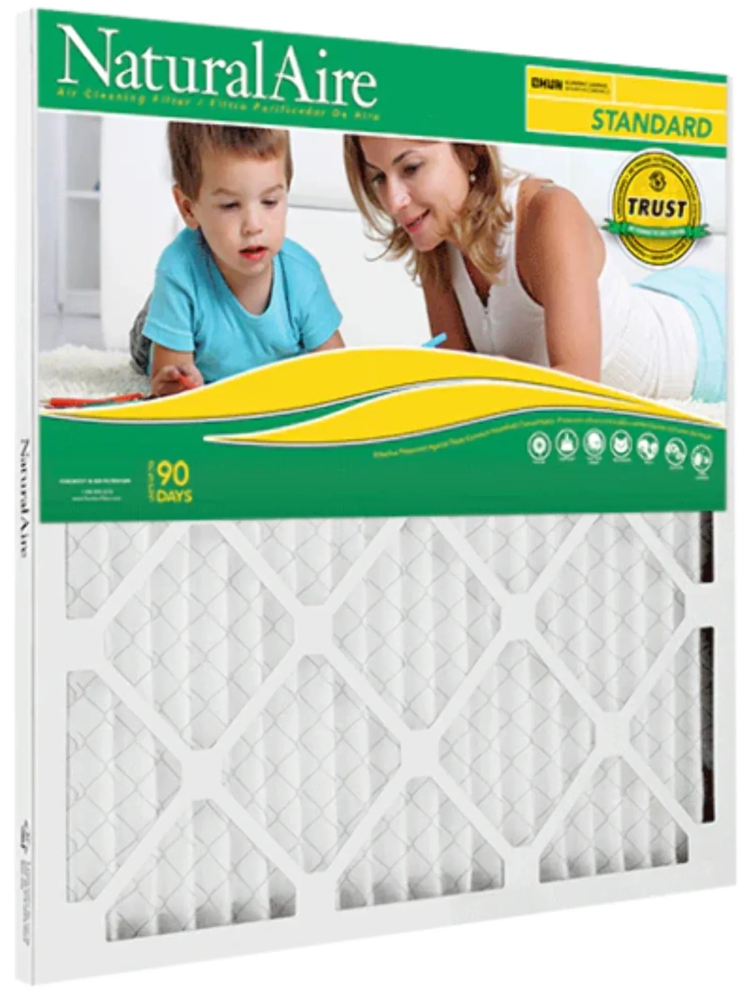 NaturalAire Standard Air Filter,  8, 10" x 10" x 1", 1-Pack