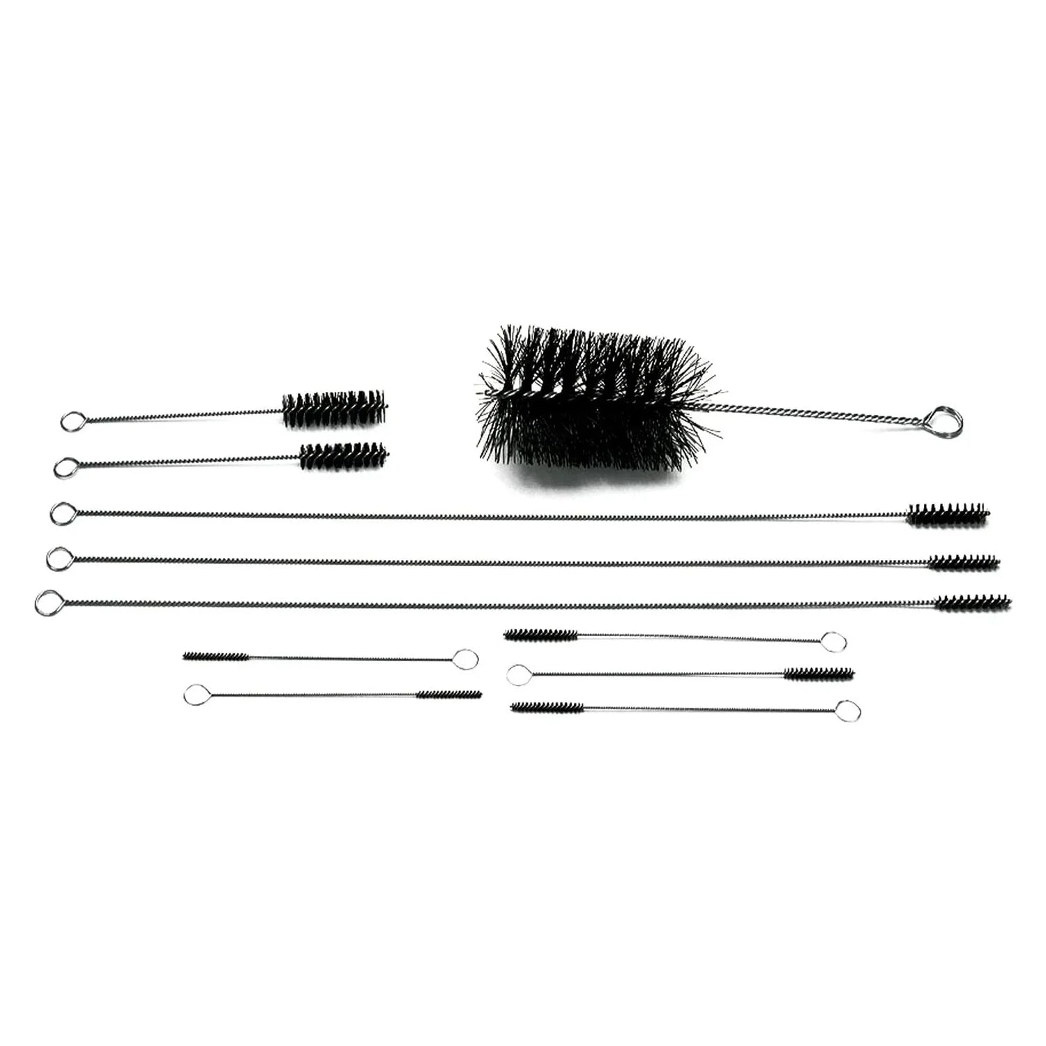Moroso 61820 All Purpose Engine Cleaning Kit w/ 12 Nylon Wire Brushes, Black