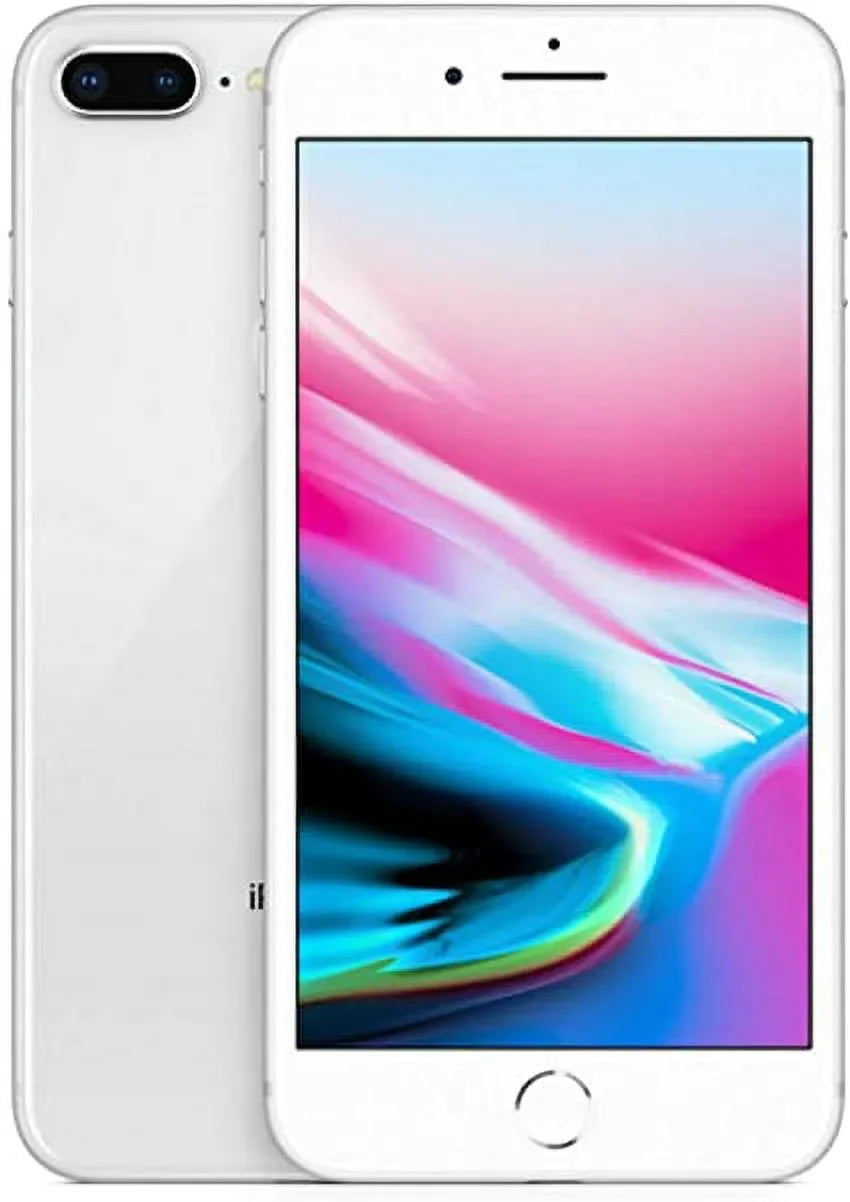 Pre-Owned iPhone 8 Plus 256GB Silver (Boost Mobile) (Refurbished: Good)