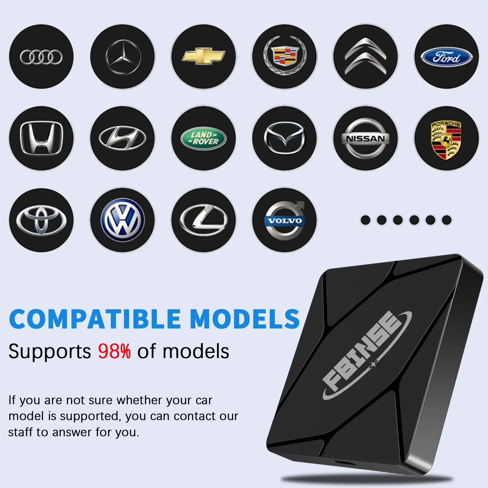 Fbinse Wired To Wireless Carplay Adapter Carplay Dongle  Connect