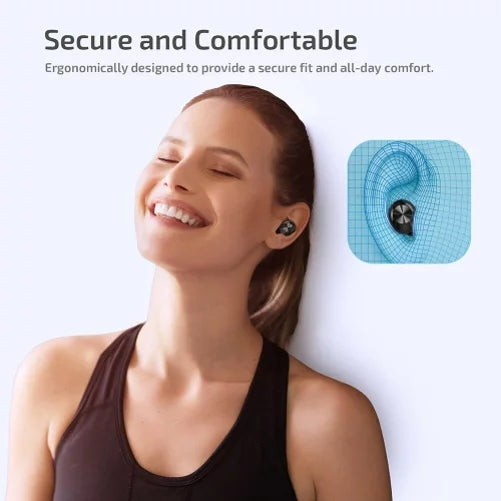 Wireless Earphones  True Stereo Earbuds Headphones w Mic Charging Case  for Samsung Galaxy    5G  5G  A10s A10e A03s A02s  - Sonim   - Sony Xperia 1
