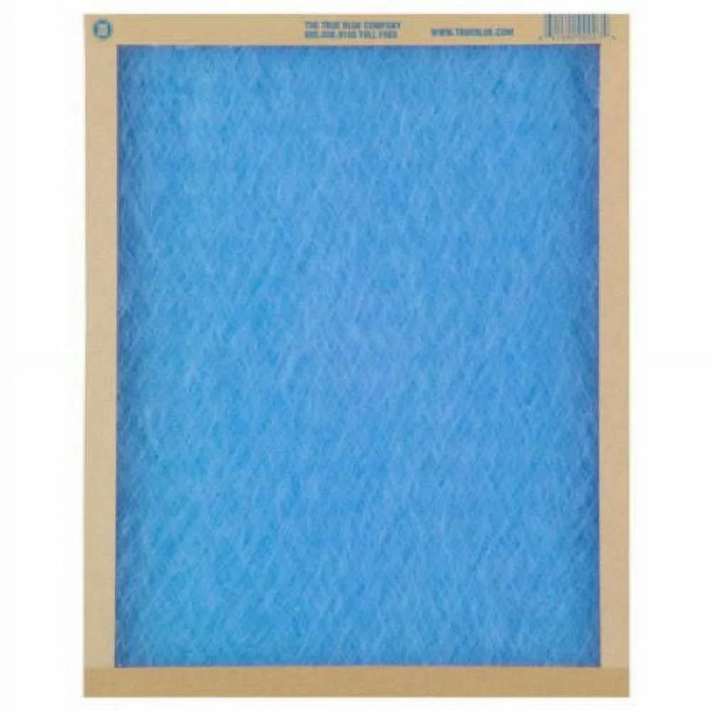 True Blue 110301 10" x 30" x 1" Flat Panel Spun Fiberglass Disposable Furnace Air Filter  2 - Quantity of 12