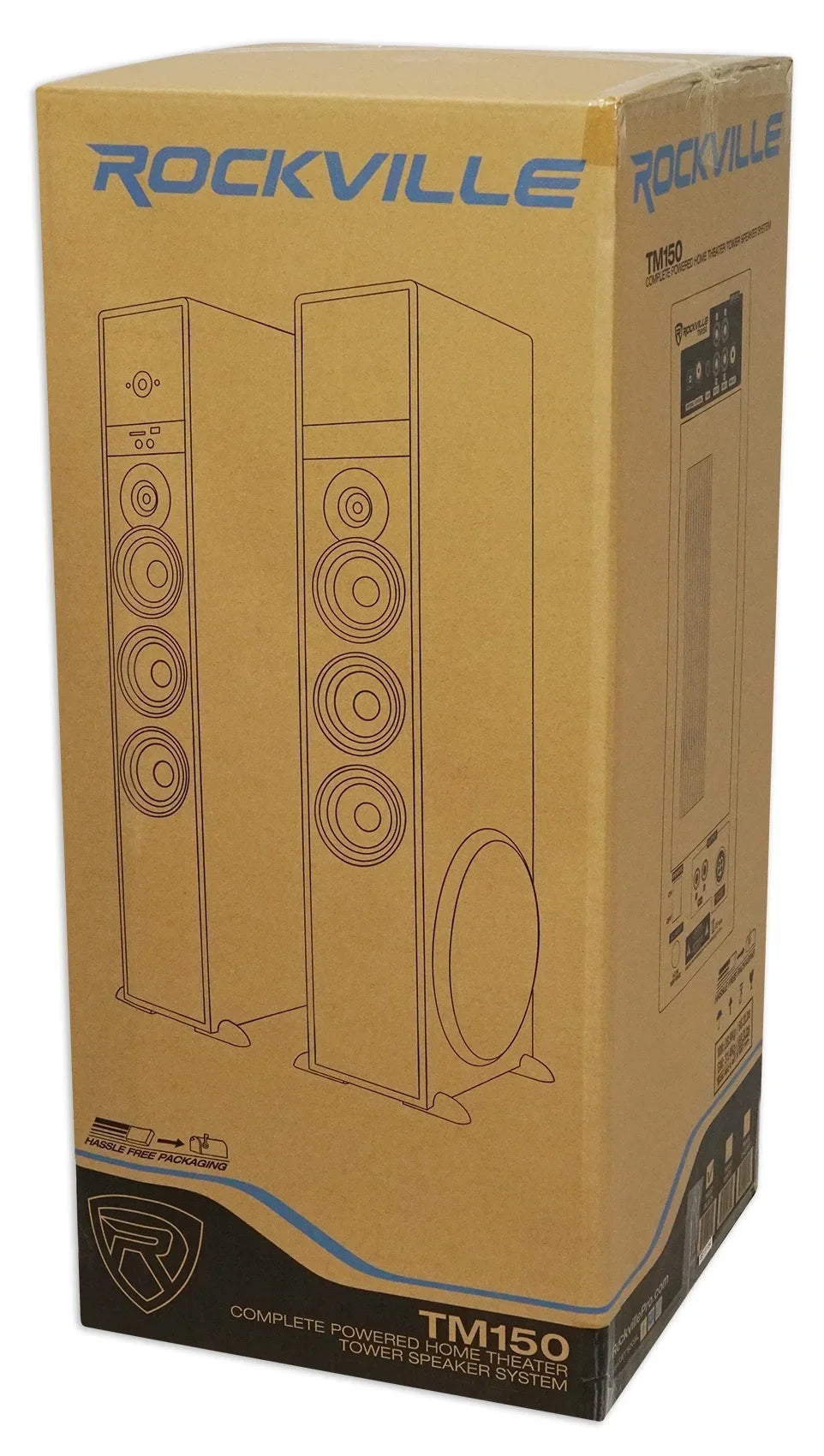 Tower Speaker Home Theater System w/Sub For Sony Smart Television -Black