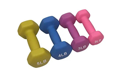 Neoprene Dumbbell |Coated Colorful Hand Weights in Pair