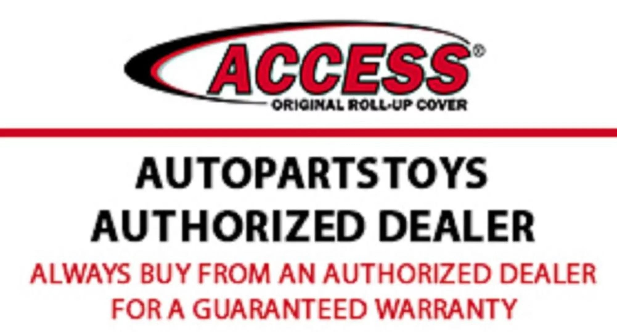 Access Original Roll-Up Tonneau Cover Compatible with 2007-Current Tundra 8ft Bed (w/ Deck Rail) Roll-Up Cover