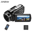 Andoer-2 Video Camera,Video Camera 4K Handheld  3.0 Inch  Camera 3.0 Inch  Monitor Burst  Professional Video Function Inch  Monitor