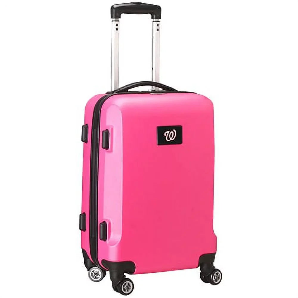 Pink Washington Nationals 21" 8-Wheel Hardcase Spinner Carry-On Luggage