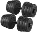 66LB Weight Dumbbell Set, Fitness Adjustable Cap Gym/home Barbell Plates Body Workout for Women and Men Strength Training