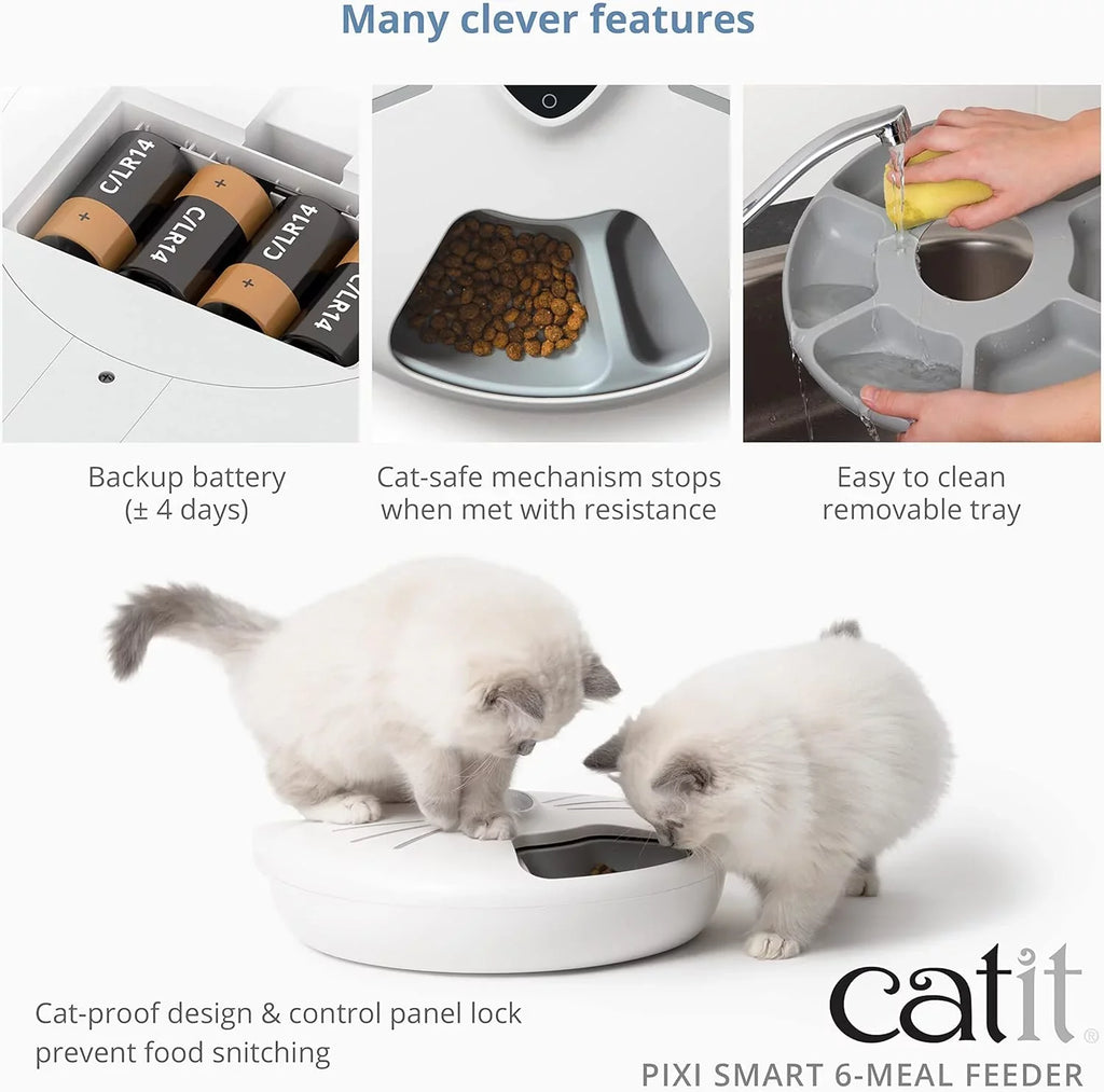 Catit Pixi Smart 6-Meal feeder
