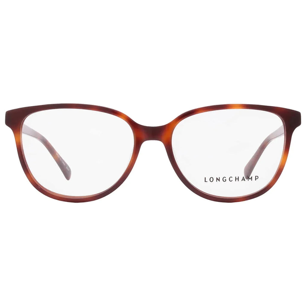 Longchamp  Full Rim Rectangle Havana Eyeglasses