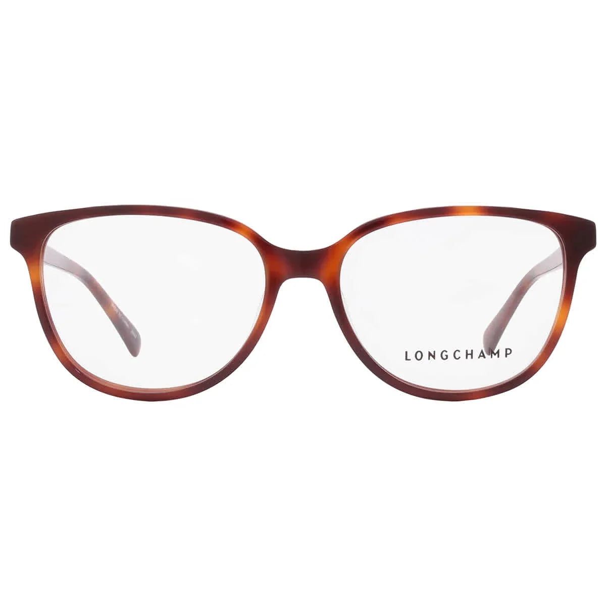 Longchamp  Full Rim Rectangle Havana Eyeglasses