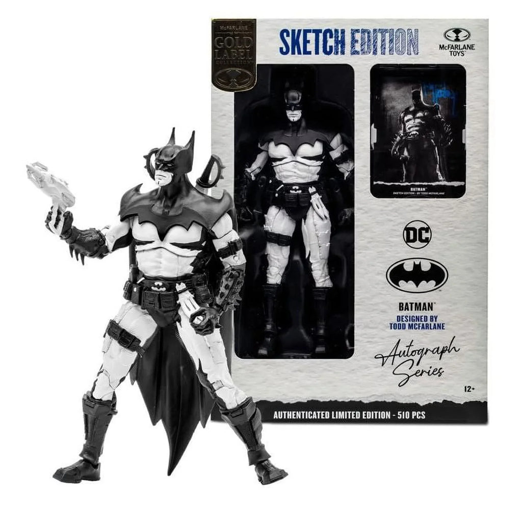 Multiverse Batman Sketch Edition Gold Label 7" Action Figure  Exclusive