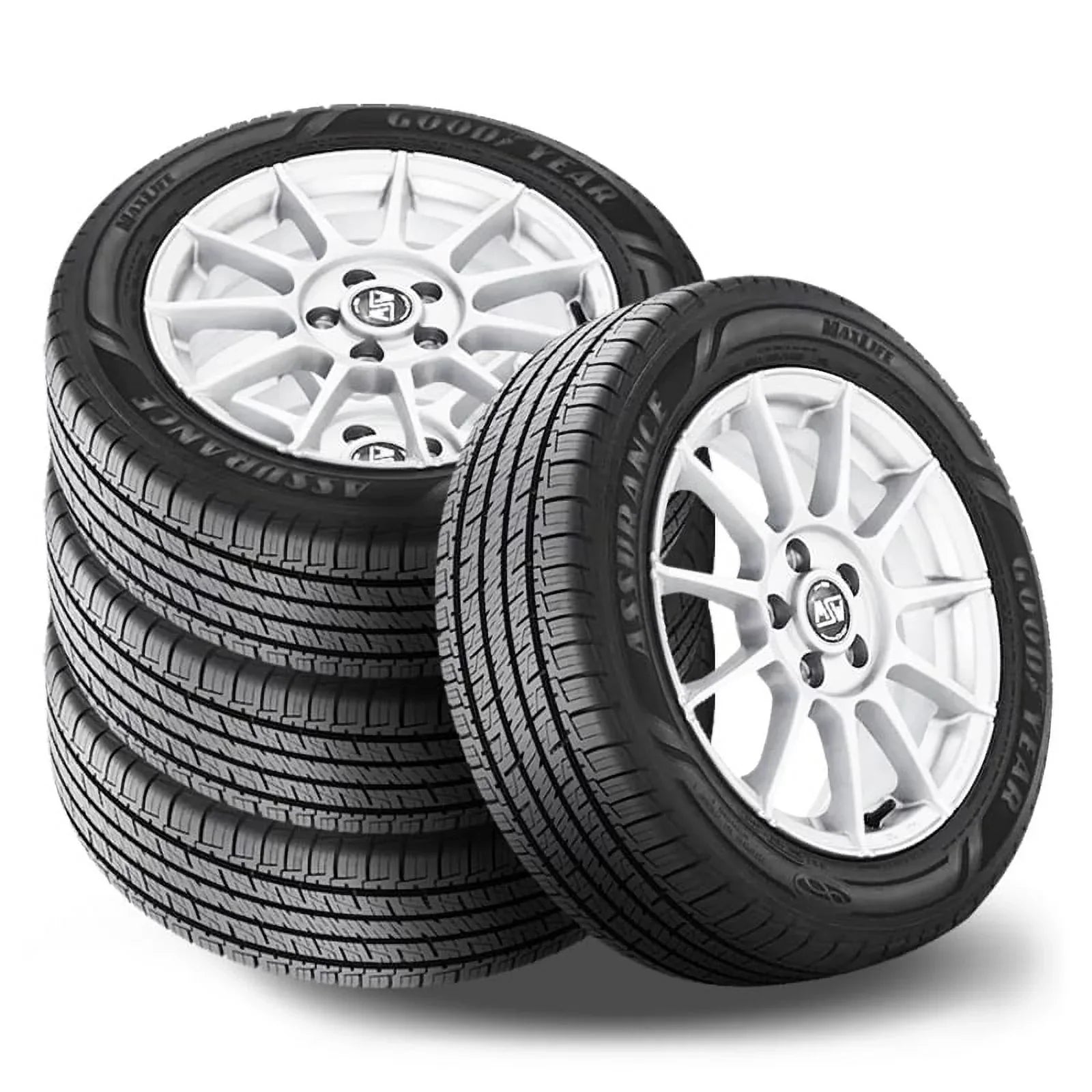 4 Goodyear Assurance Maxlife 245/55R19 103V Tires All Season 85K Mileage  110971545 / 245/55/19 / 2455519