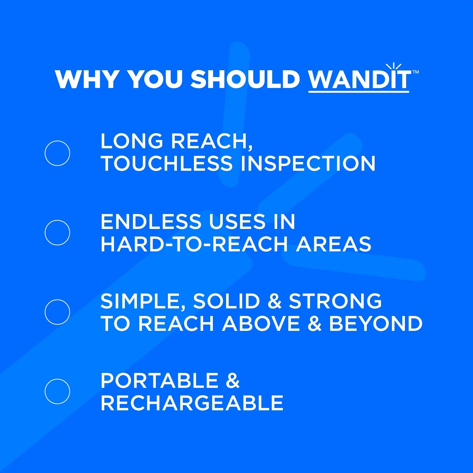 Wireless Inspection Camera with Light - Inspect Anything, Anywhere, Anytime - 360 Degree Flexible Inspection Camera Wand - 41 Inch Extendable, Rechargeable - Capture Images to Your Phone