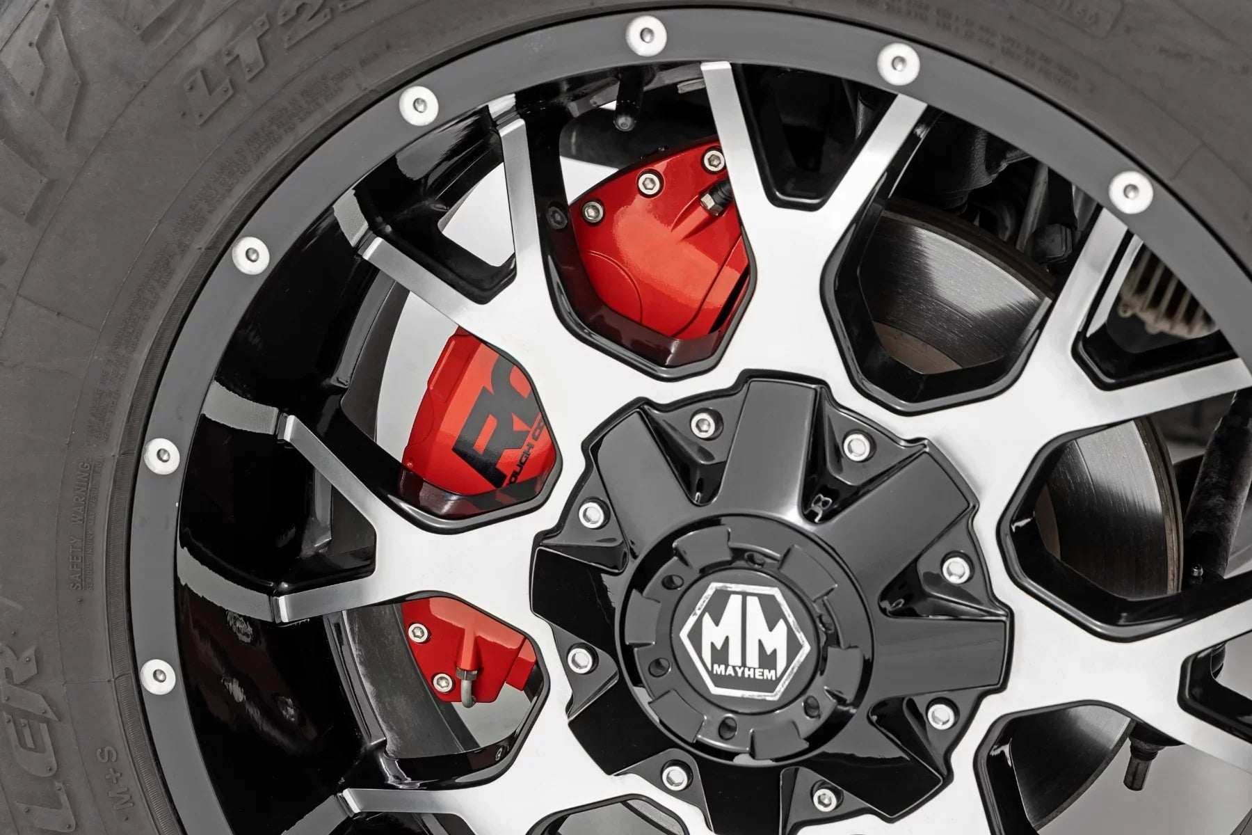 Rough Country Brake Caliper Covers for 2011-2019 Chevy/ 2500/3500HD - 71119