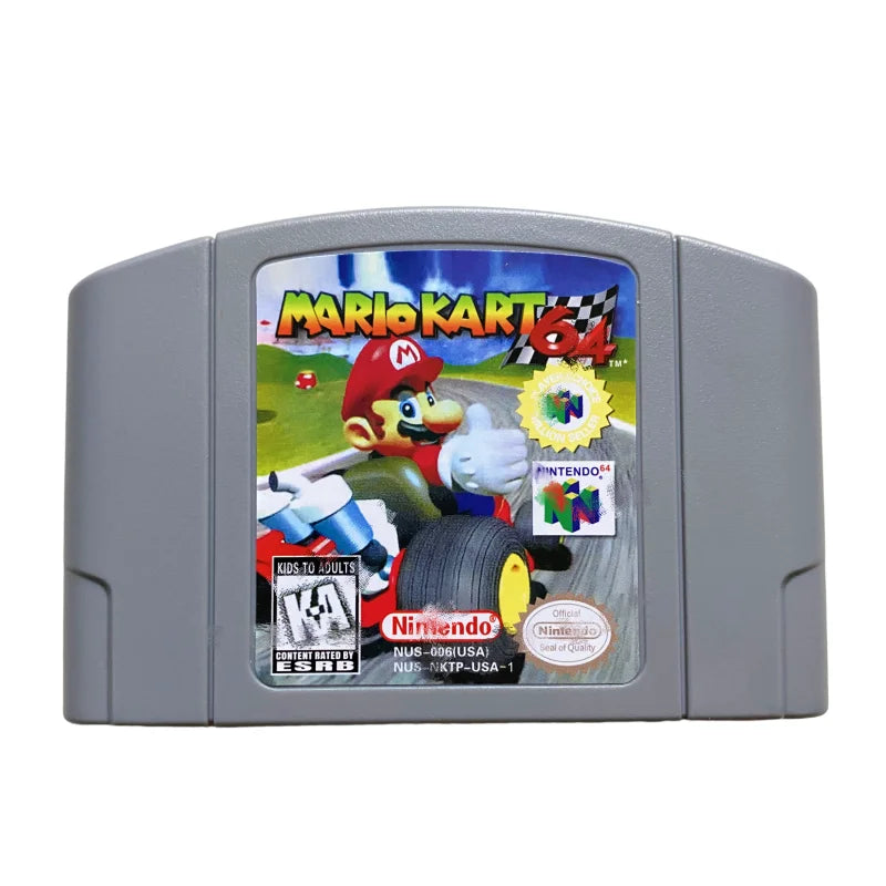 Mario Kart 64 Smash Bros Party 1 2 3 GoldenEye 007 Video Game For Nintendo