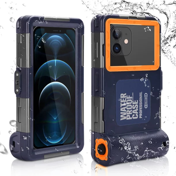 UrbanX Professional [15m/50ft] Swimming Diving Surfing Snorkeling Photo Video Waterproof Protective Case Underwater Housing for nova 7  And all Phones Up to 6.9 Inch  with Lanyard
