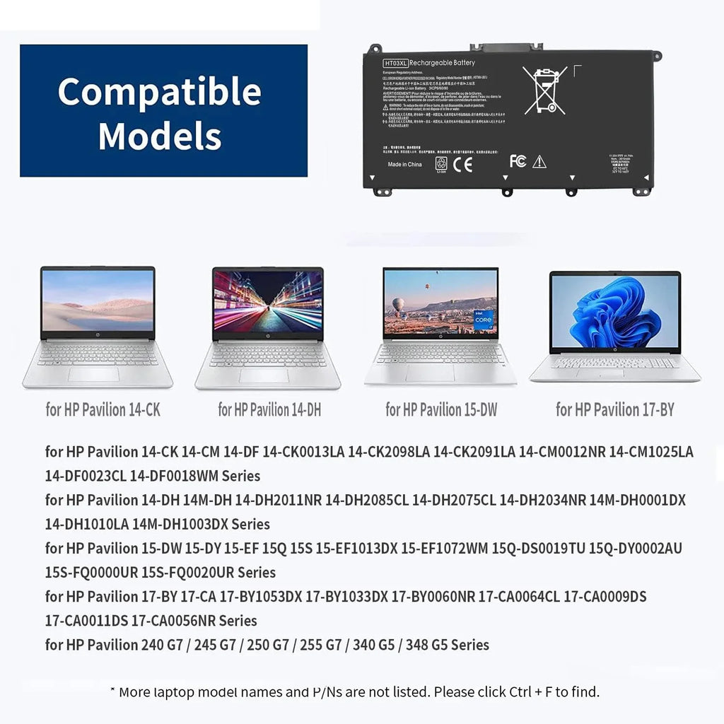 41.7Wh  -855 Laptop y for  Pavilion 14- 14- 14- 15- 240 245  14- 14-