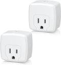 Smart Plug Mini 15A, WiFi Smart Outlet Works with Alexa, Google Home Assistant, Remote Control with Timer Function, No Hub Required,  Certified, 2.4G WiFi Only, 2-Pack