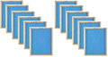 True Blue 110301 10" x 30" x 1" Flat Panel Spun Fiberglass Disposable Furnace Air Filter  2 - Quantity of 12