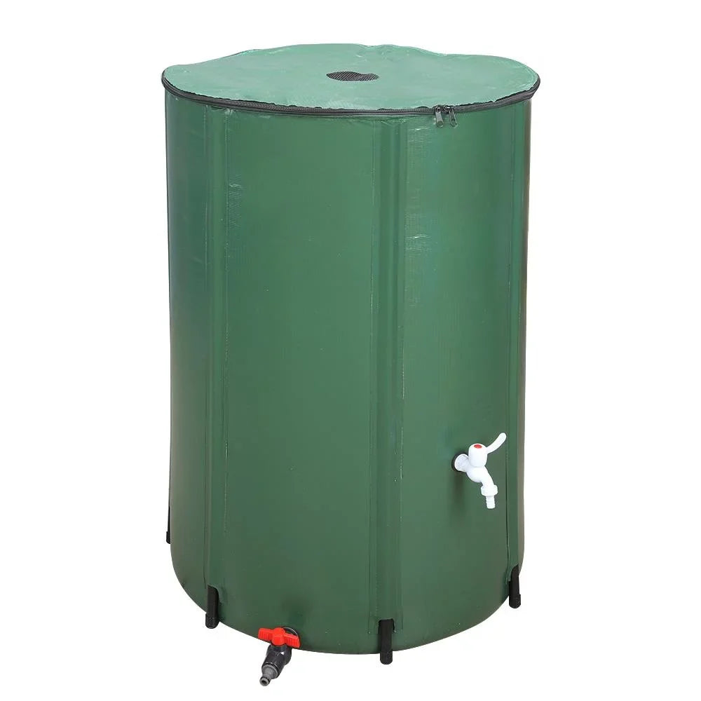 Ktaxon 100 Gallon Collapsible Rain Barrel, Portable Water Storage Tank