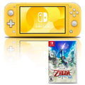 Nintendo Switch Lite Yellow Console Bundle with Legend of Zelda Skyward Sword