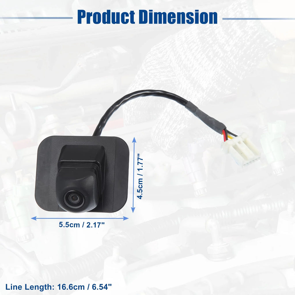 Unique Bargains Rear View Back Up Camera Replacement Fit for Honda Civic 2013 2014 2015 Black