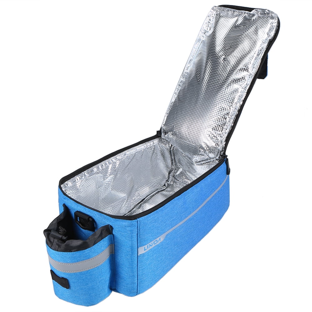 Lixada Insulated Trunk Cooler Bag,Cycling Bicycle Rear Rack Storage Luggage Bag,Reflective  Bike Pannier Bag Shoulder Bag