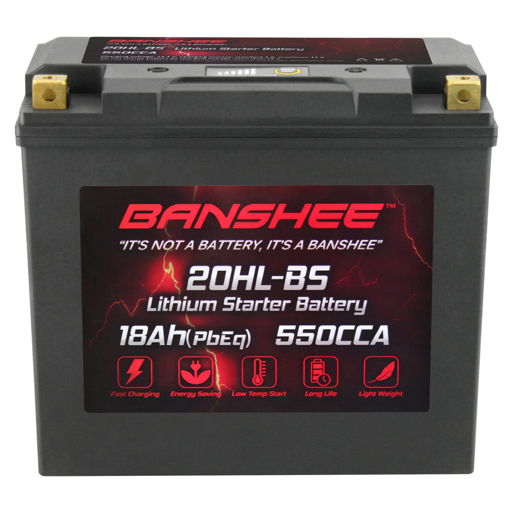 Banshee 20L- LiFePO4 Motorsports Battery Compatible with Yamaha  Road Star 2004 to 2007
