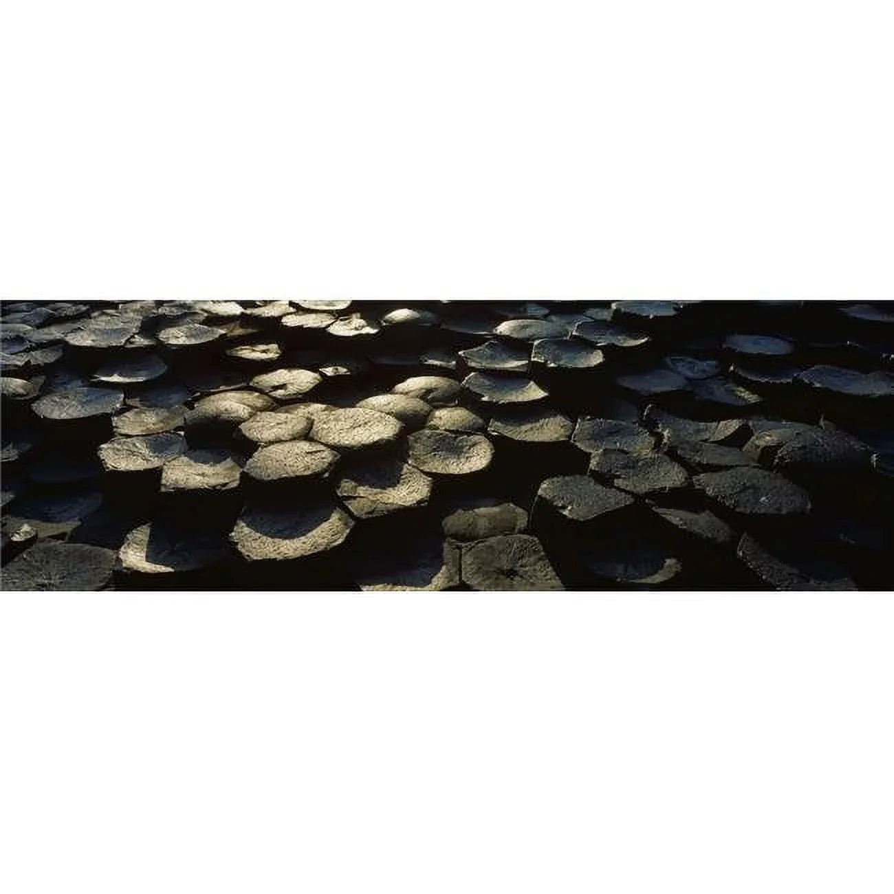 High Angle View of Basalt Rocks Giants Causeway County Antrim Northern Ireland Poster Print by The Irish Image Collection, 44 x 14 - Large