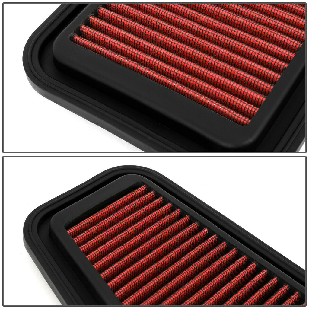 Teledu For 01-05  Sport Utility 2.0L/2.4L Red Reusable Drop-In Dry Panel Air Filter