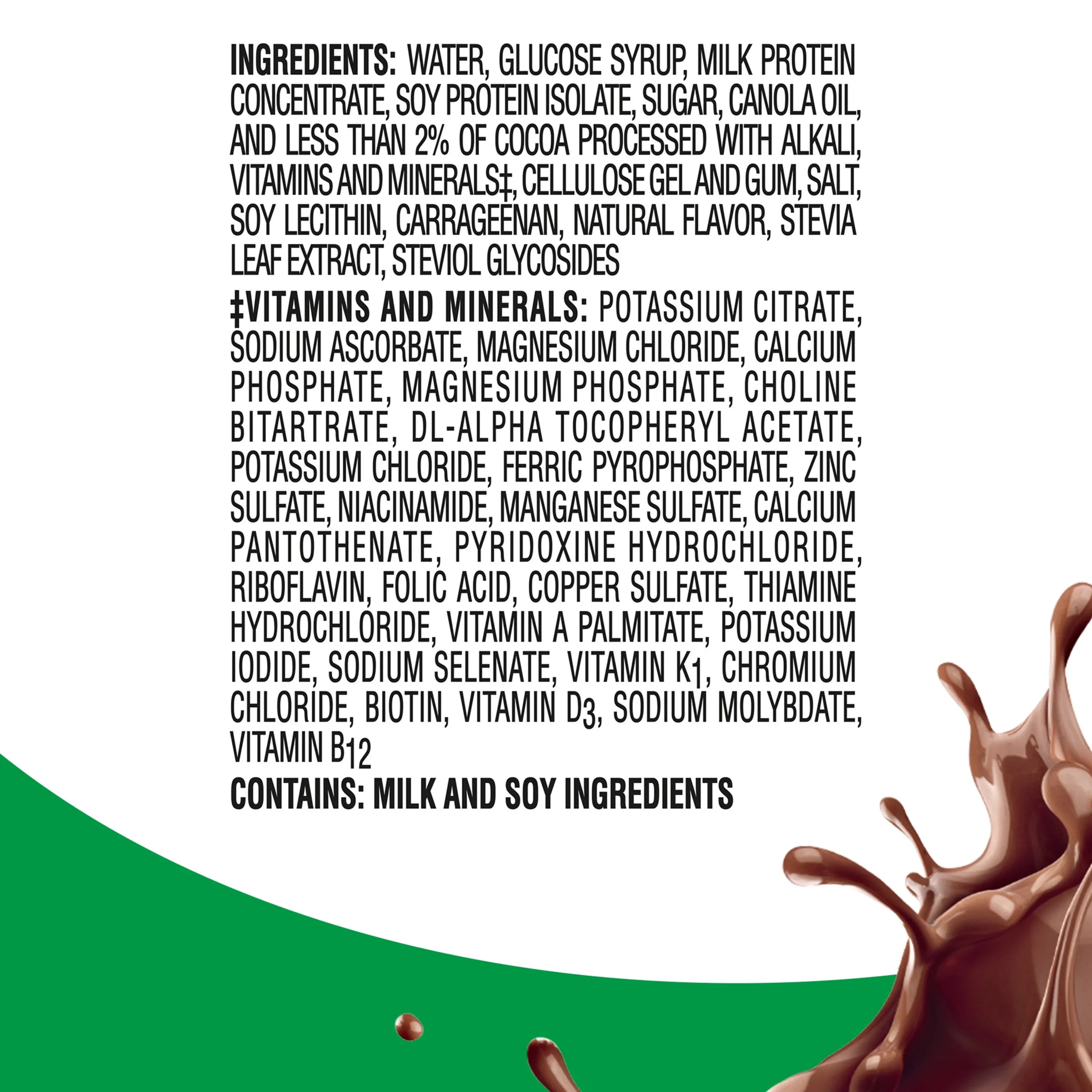 High Protein Nutritional Drink, Rich Chocolate, 20g Protein, 24 Count (2 - 12 Packs)
