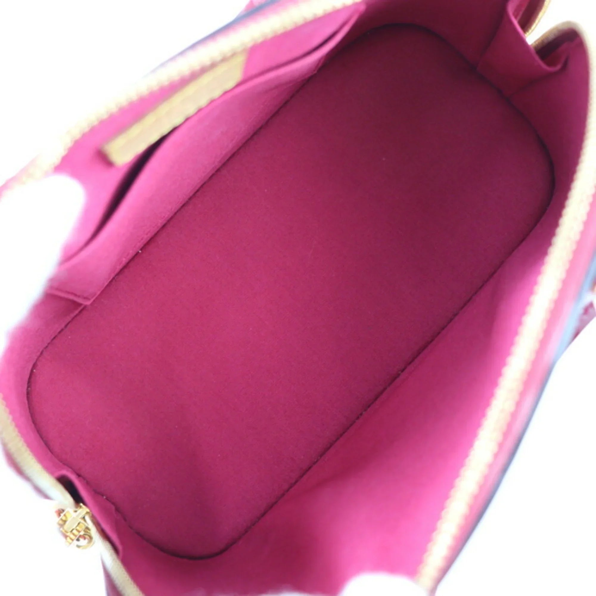 Pre-Owned   Alma  Handbag  Monogram Vernis Pomme d'Amour Gold Hardware 2WAY Shoulder Bag Crossbody Vuitton (Like New)